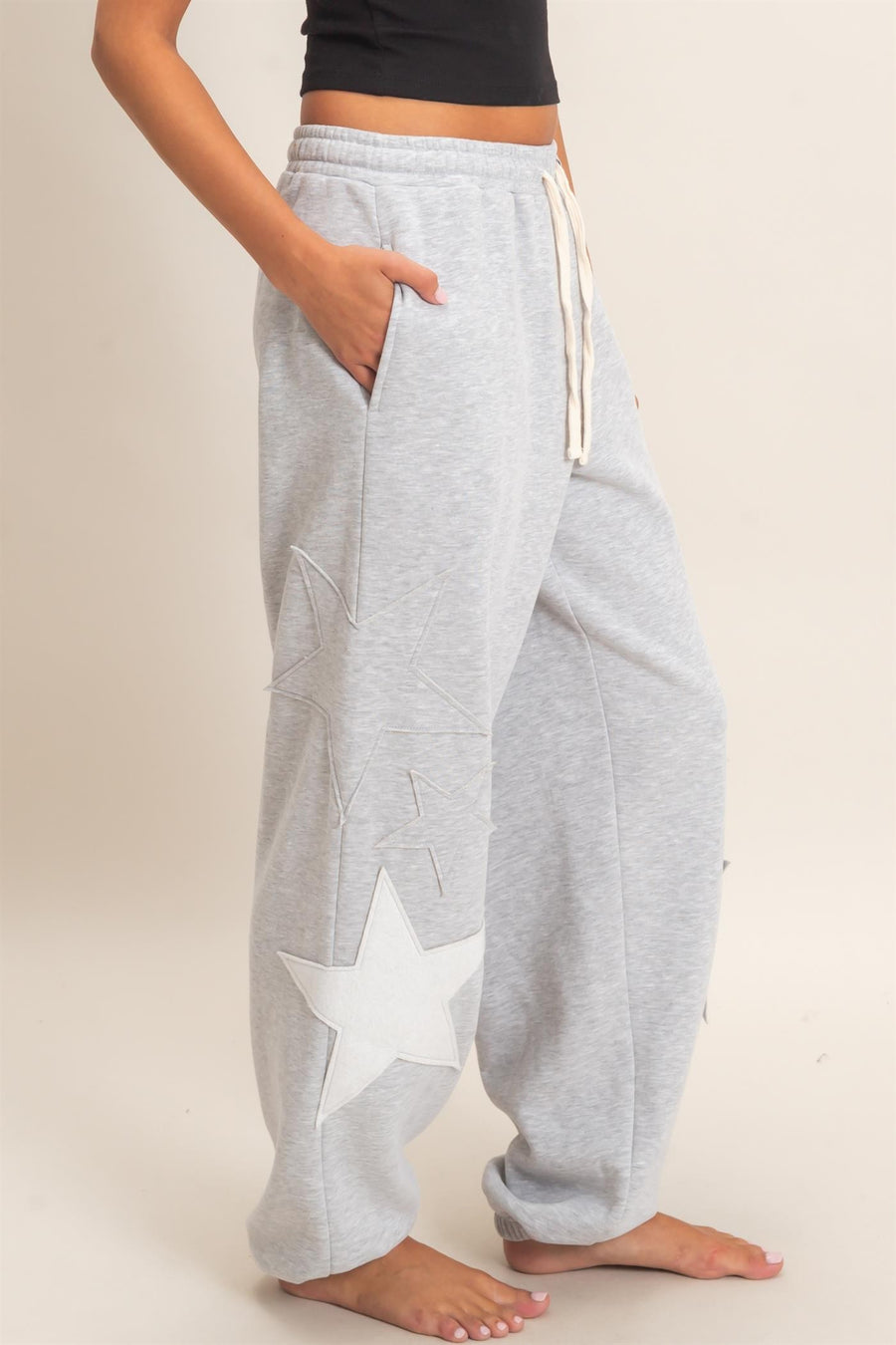 Star Patch Jogger Pants