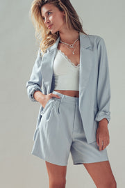 Tailored Pleated Shorts