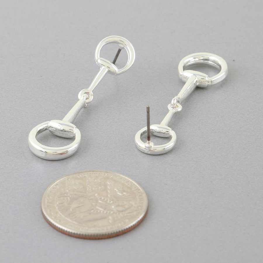 Horse Bit Drop Earrings