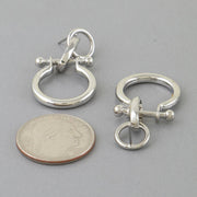 Modern Horseshoe Drop Earrings