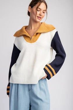 Sailor Collar Sweater