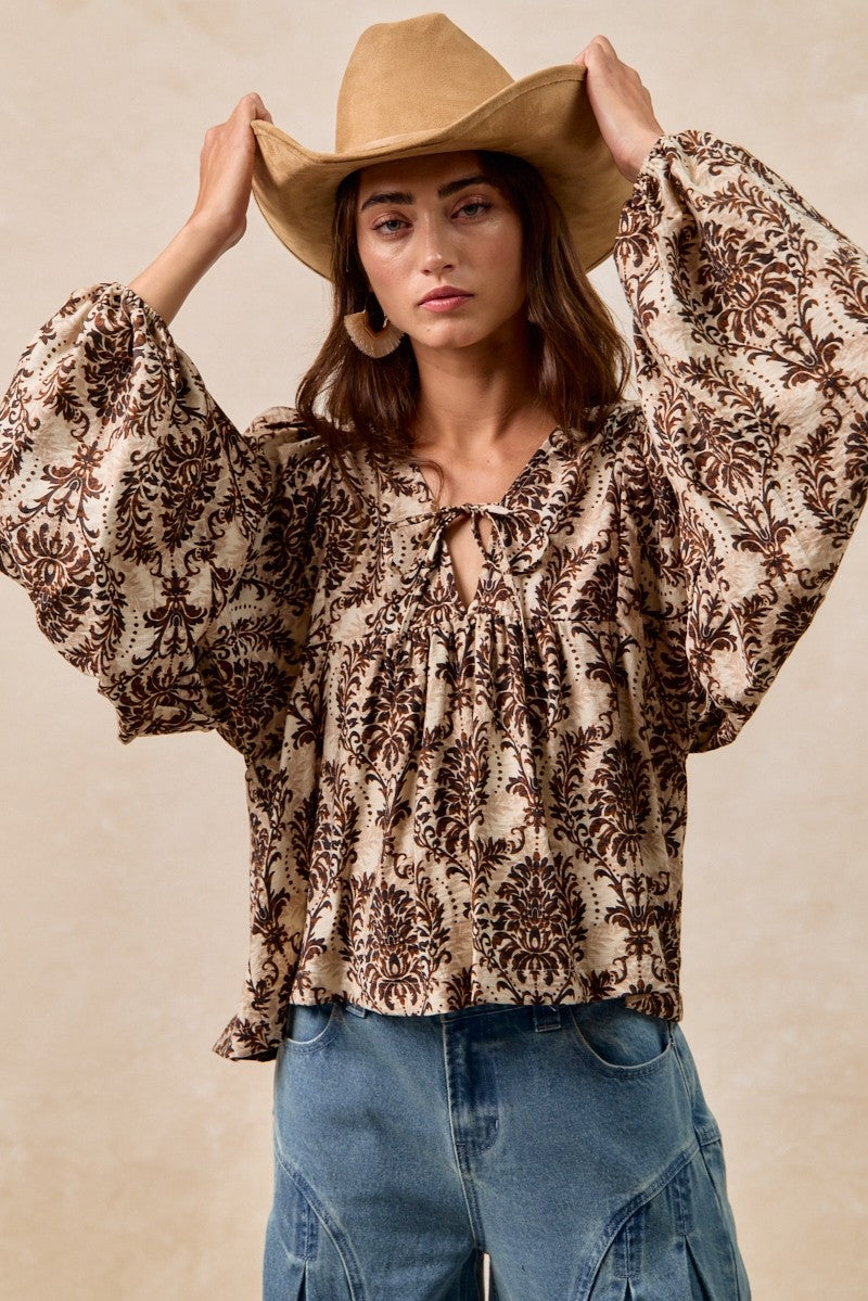 Damask Top
