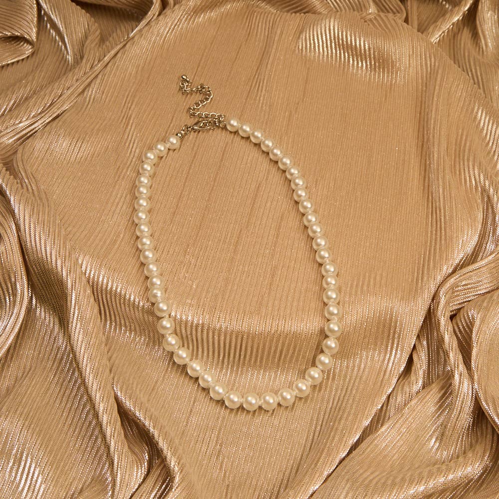 Single Strand Pearl Necklace
