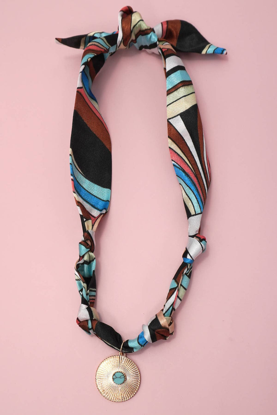 SCARF CHARM NECKLACE