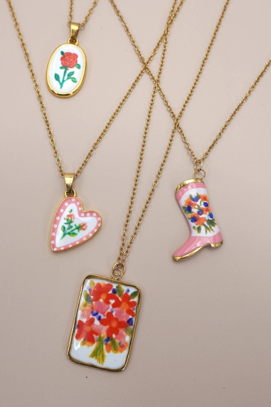 Ceramic Pendant Necklace