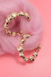 SEASHELL HOOP EARRINGS