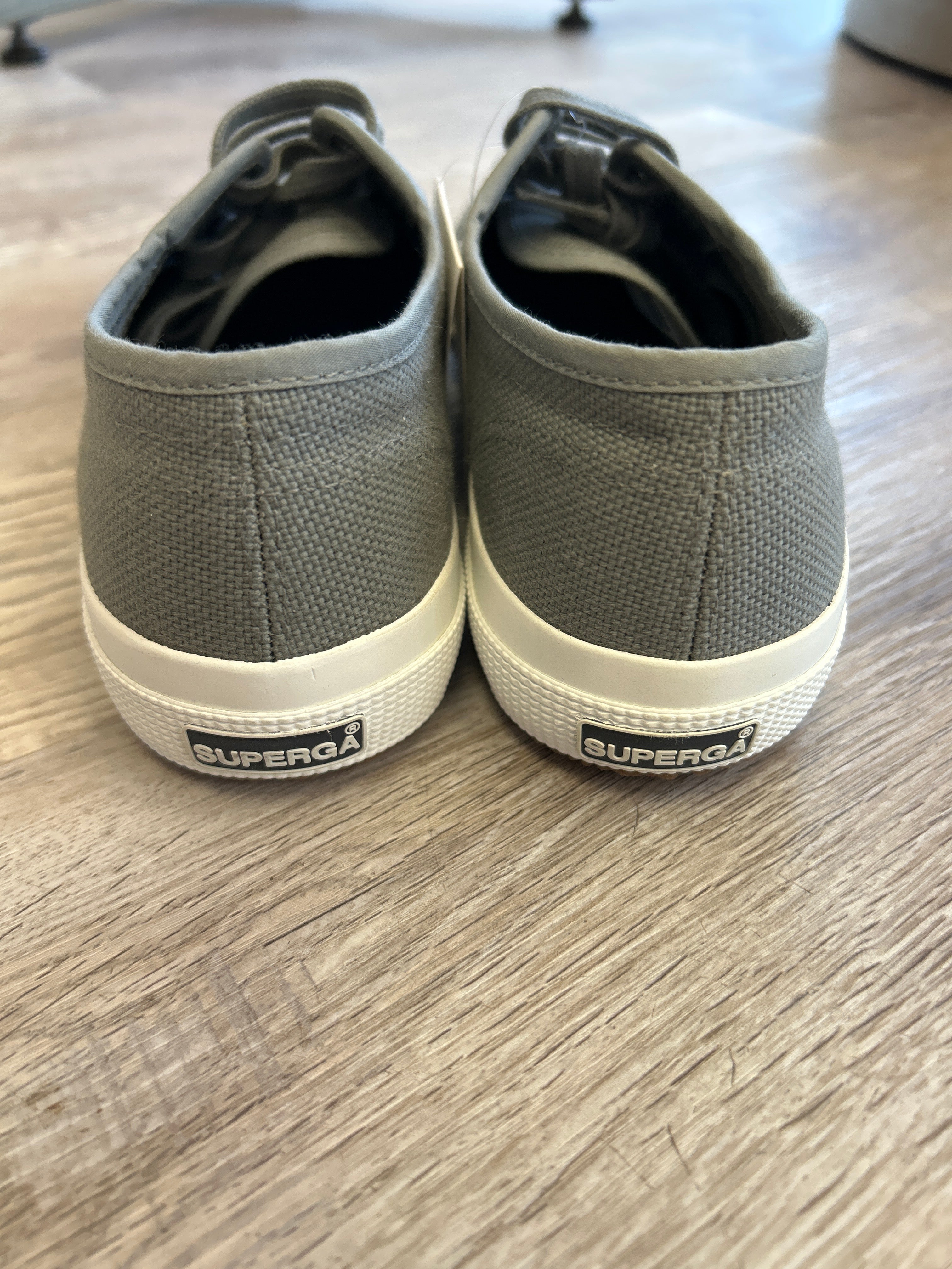 Grey Consign Superga Sneakers, 8