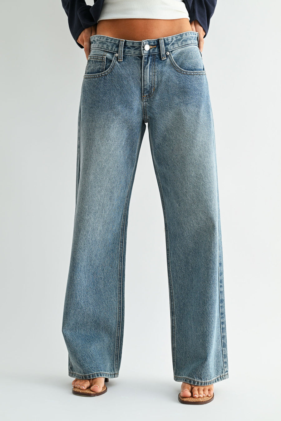 Baggy Wide Leg Jeans