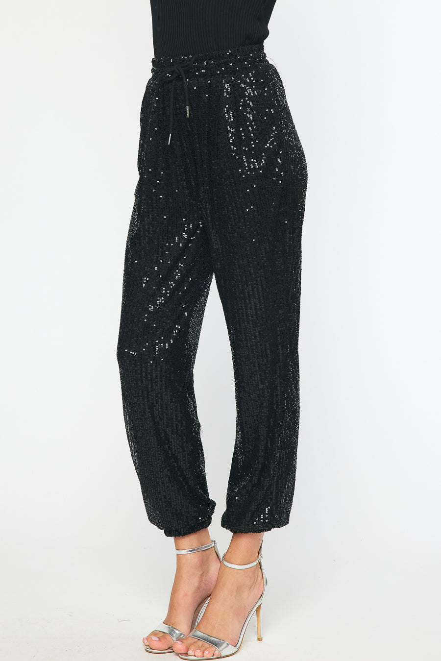 Black Sequin Joggers – Cricket Alley Ministries