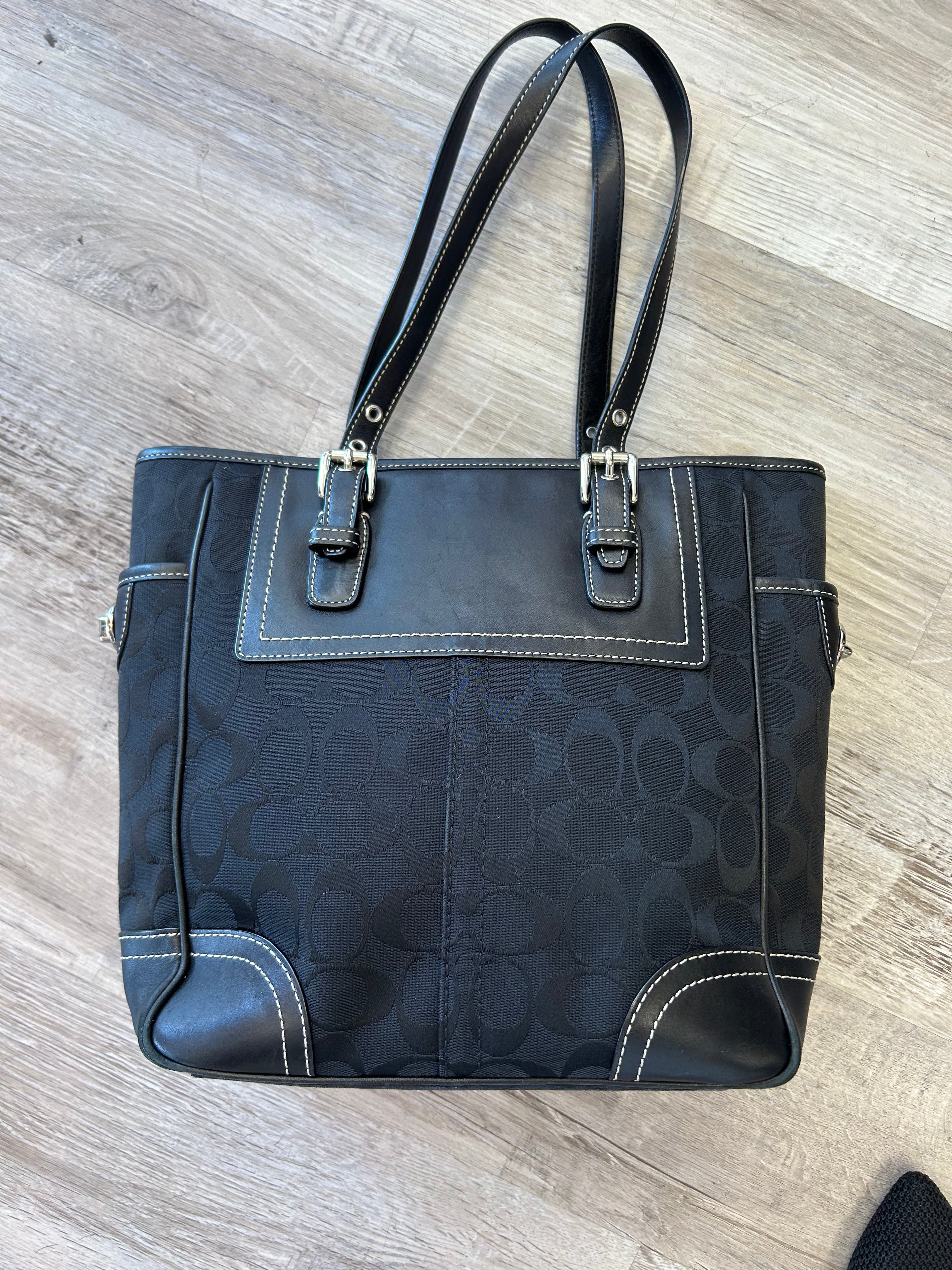 Black Consign Coach Bag