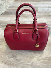 Burgundy Michael Kors Handbag