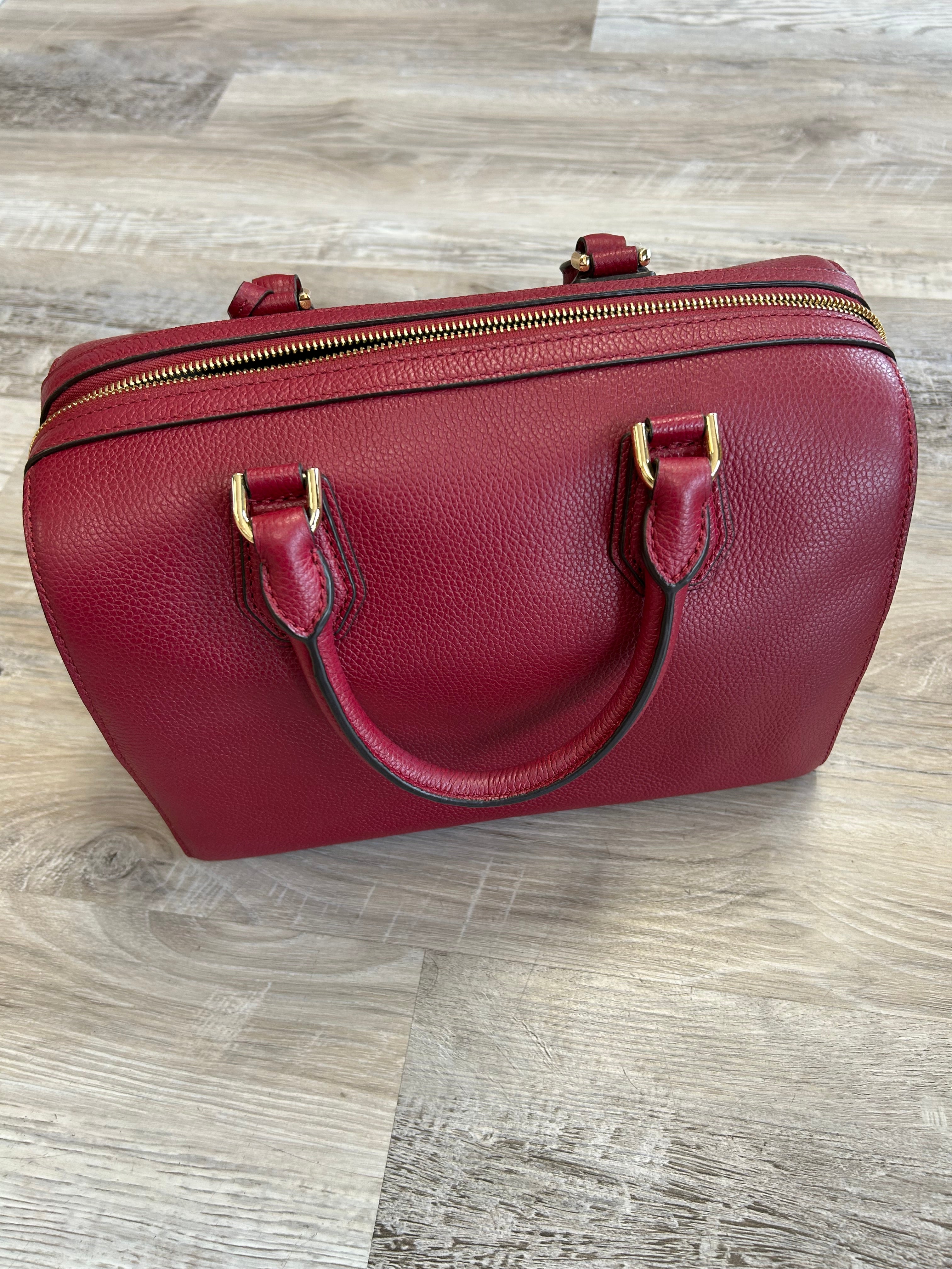 Burgundy Michael Kors Handbag
