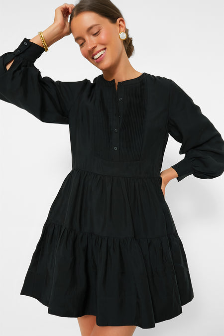 Black Consign Hyacinth House Dress, Large