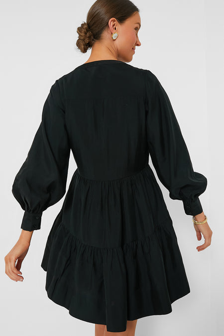 Black Consign Hyacinth House Dress, Large