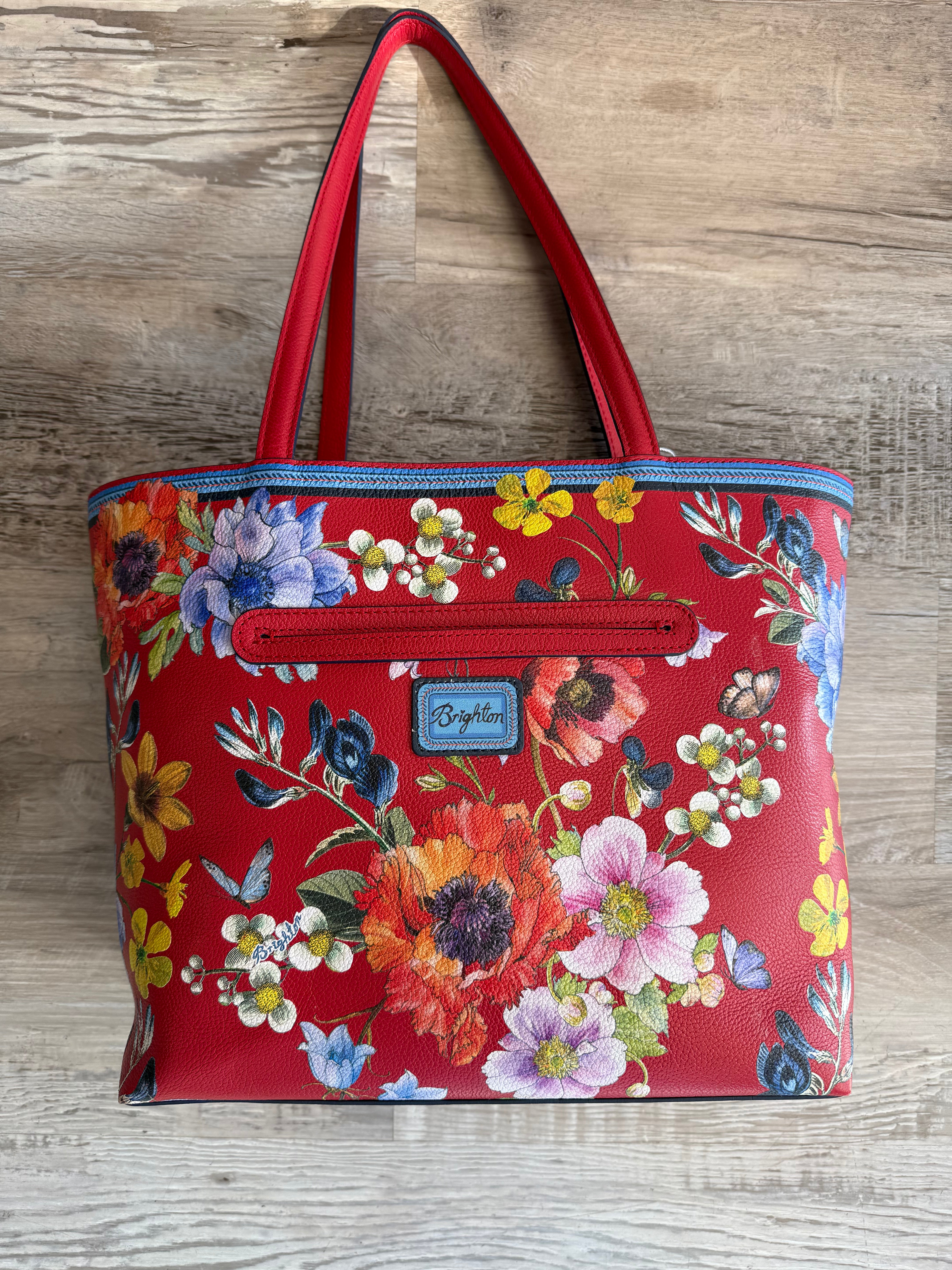 Blossom Hill Rouge Scarlet Tote- Brighton
