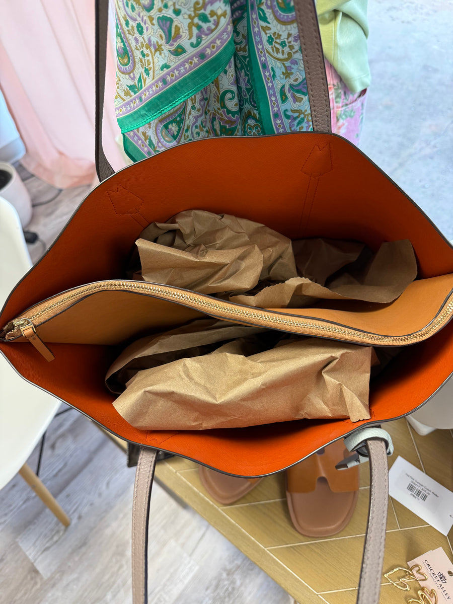 Taupe Consign Tory Burch Handbag