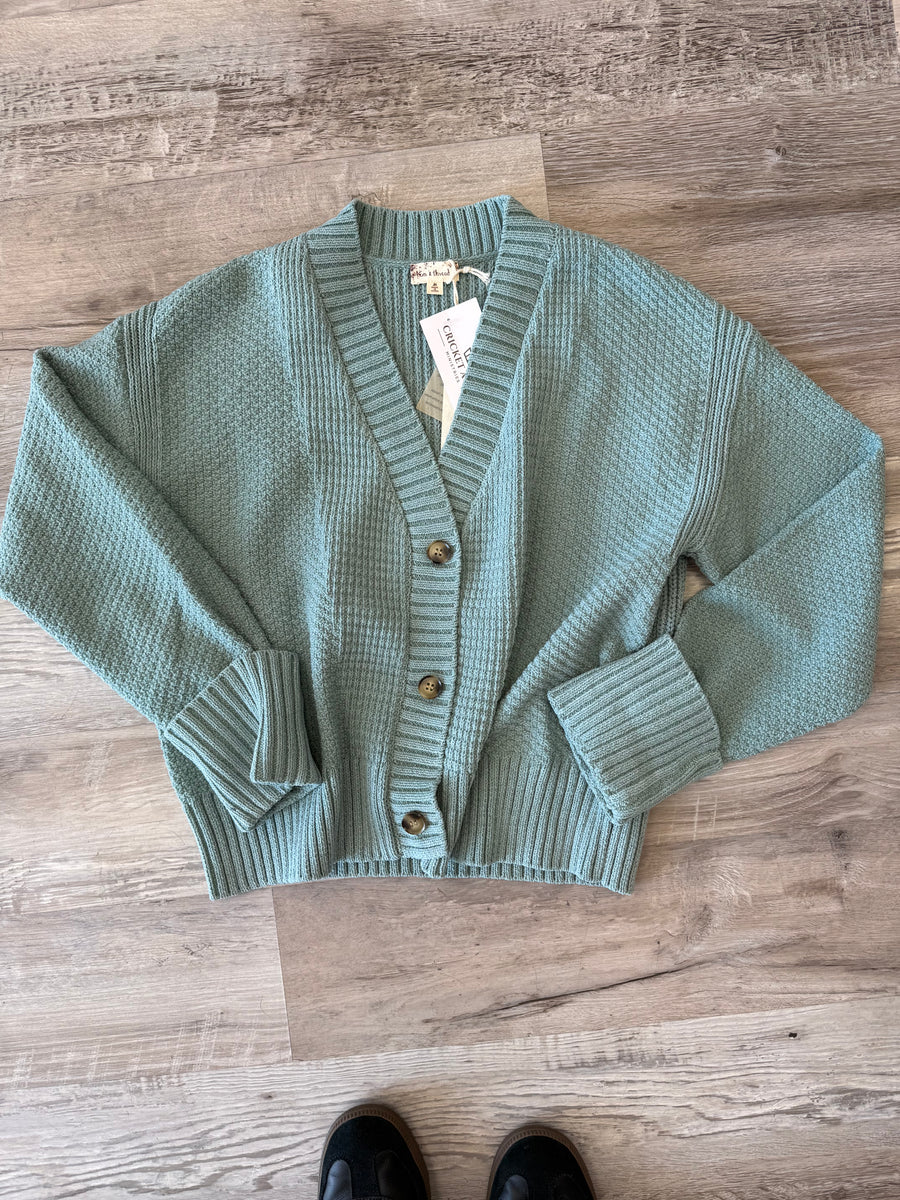 Teal Cardigan