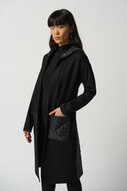 Black Consign Joseph Ribkoff Coat, 12