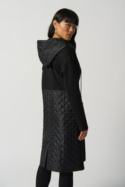 Black Consign Joseph Ribkoff Coat, 12