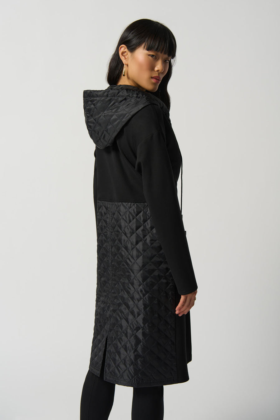 Black Consign Joseph Ribkoff Coat, 12