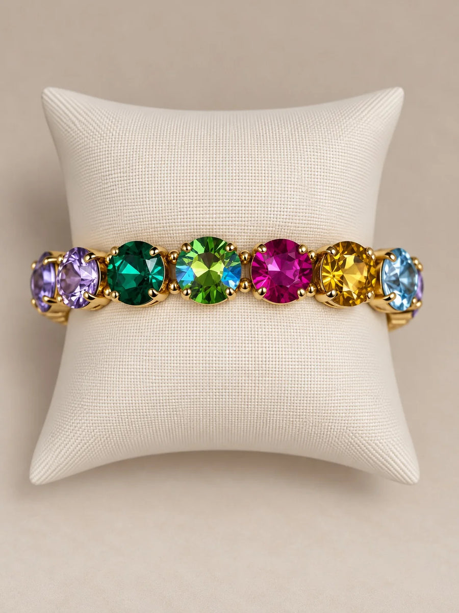 Round Stone Bracelet- Multi