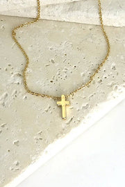 Classic Mini Cross Necklace