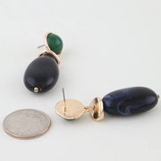 Marble Stone Drop Earrings