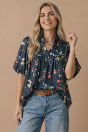 Floral Empire Waist Top
