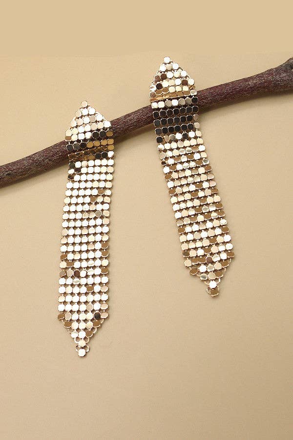 Long Mesh Earrings