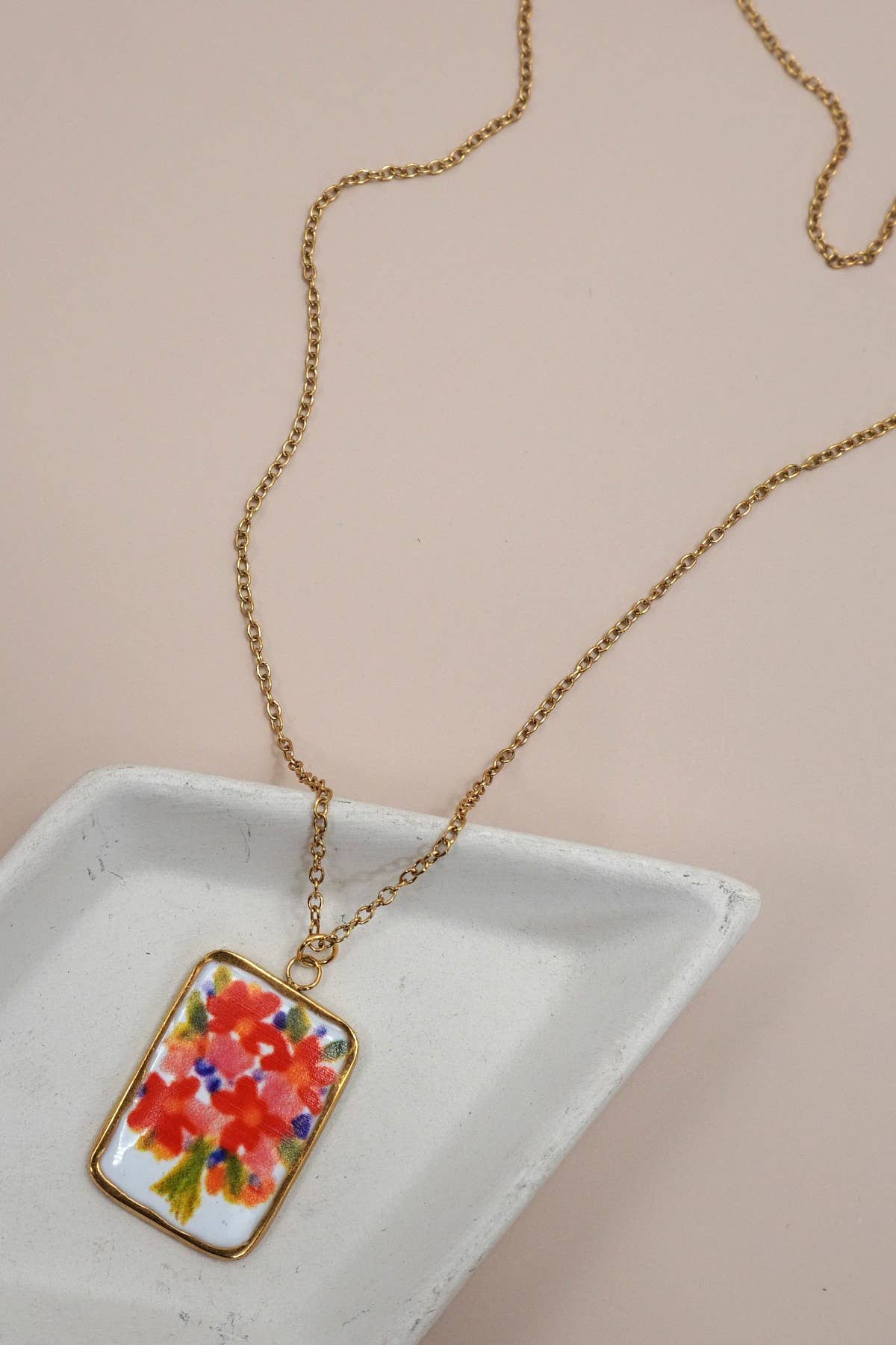 Ceramic Pendant Necklace