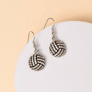 Game Day Crystal Pavé Dangle Earrings