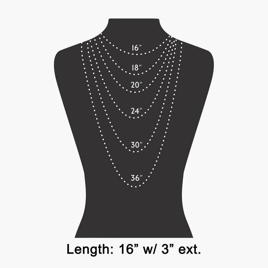 Hammered Oval Link Chain Necklace