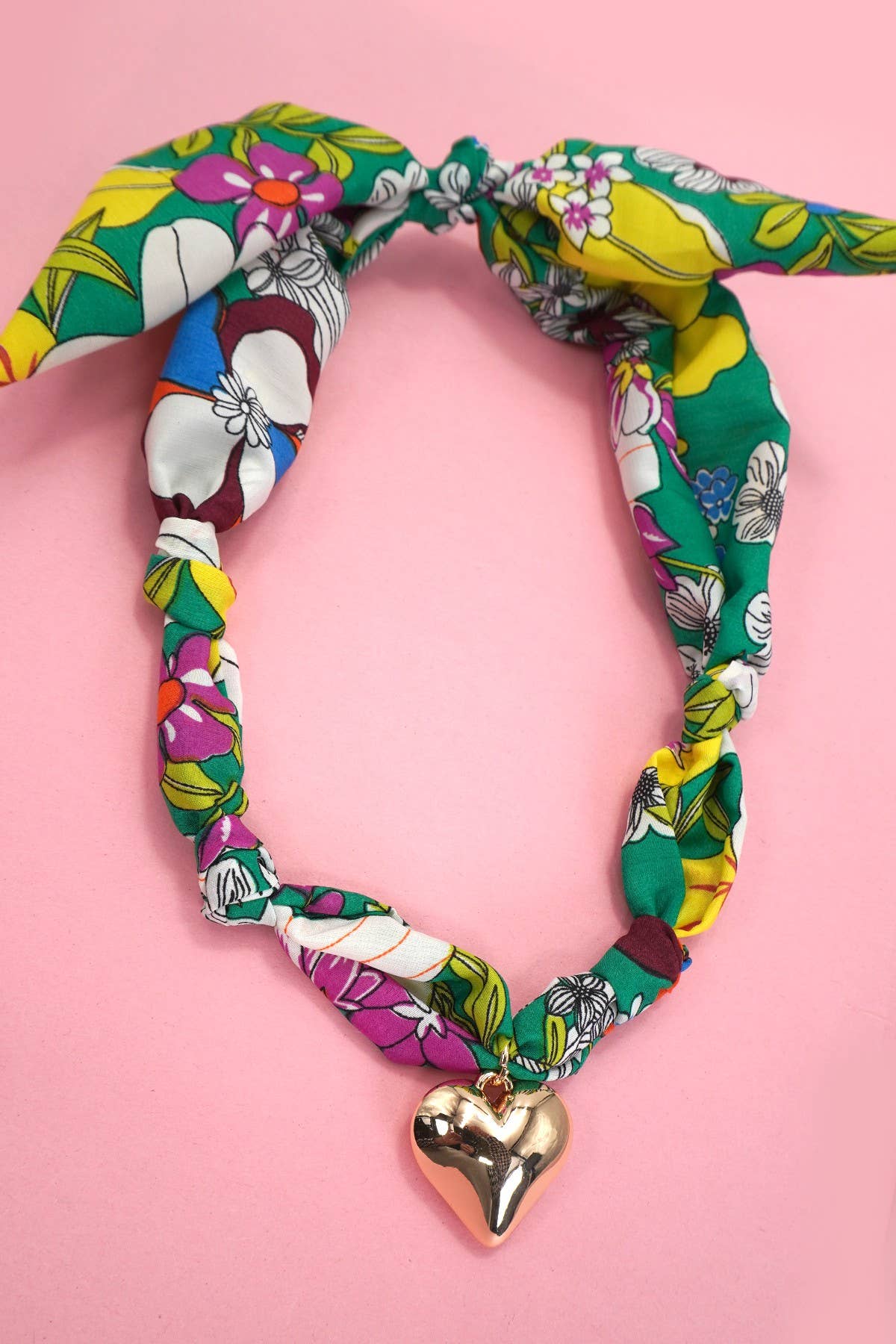 SCARF CHARM NECKLACE