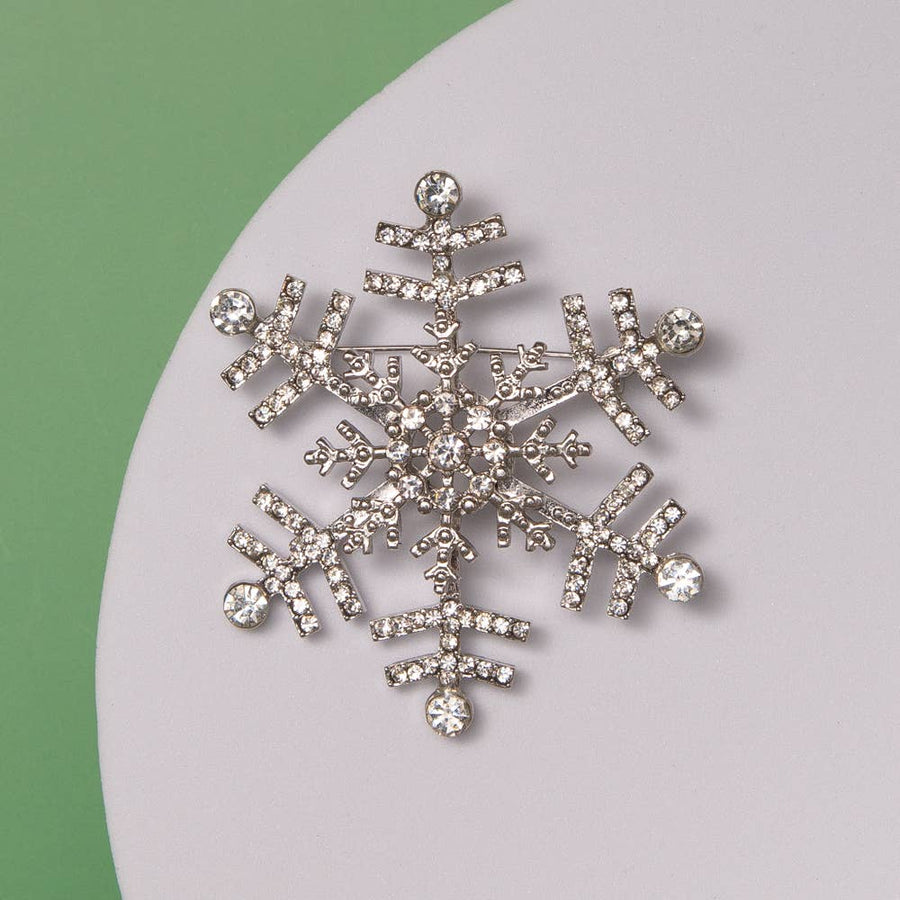SNOWFLAKE BROOCH