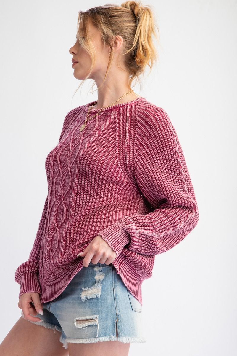 Plum Perfect Sweater