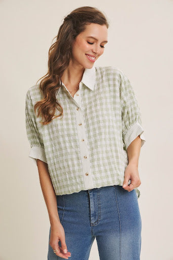 Breezy Gingham Shirt