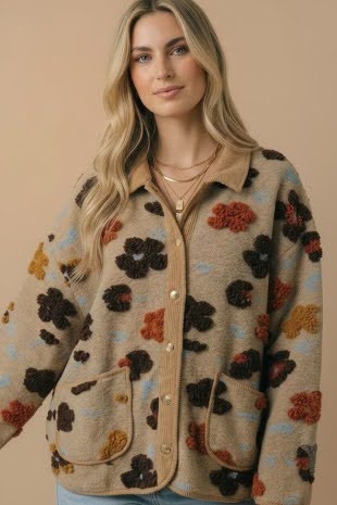 Fall Floral Jacket